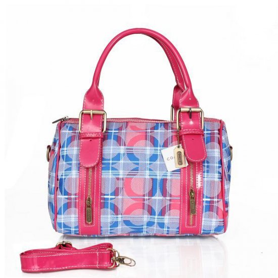 Coach Poppy In Signature Medium Blue Luggage Bags CDZ | Coach Outlet Canada